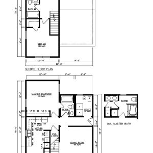 Floor Plans – 2 Story – General Housing Corporation