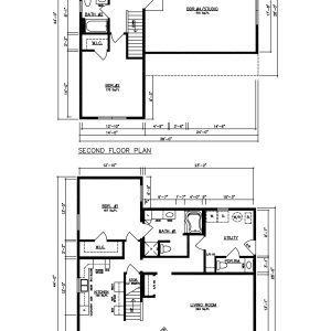 Floor Plans – 2 Story – General Housing Corporation