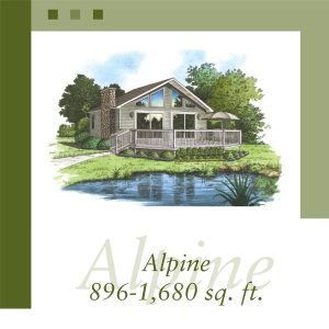 Modular Floor Plan Brochure for Alpine modular homes