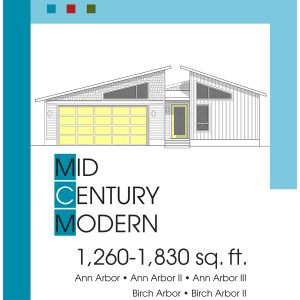 Modular Floor Plan Brochure for Ann Arbor and Birch Arbor modular homes