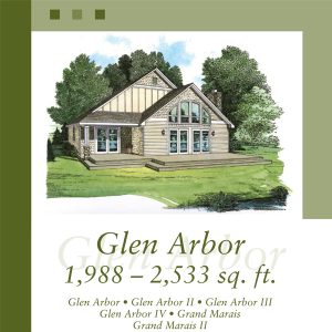 Modular Floor Plan Brochure for Glen Arbor & Grand Marais modular homes