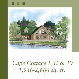 modular floor plan brochure for Cape Cottage modular homes